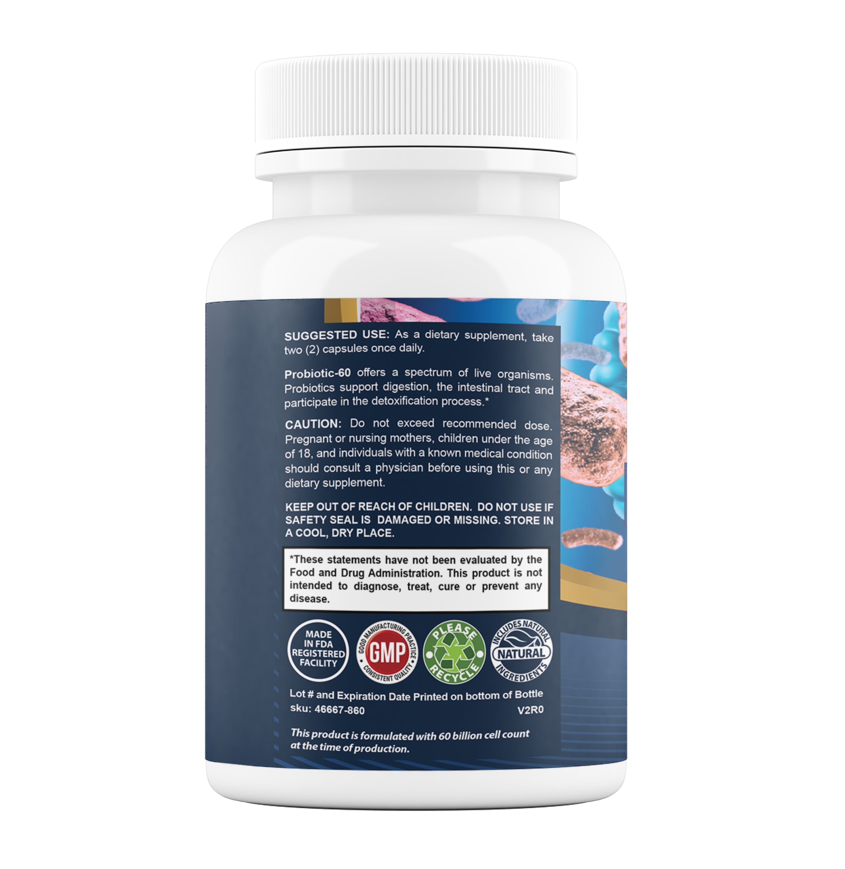 Probiotic-60 – Advanced Digestive & Immune Support